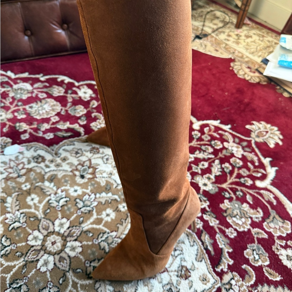 L'AGENCE Brown Heeled Boots - Picture 2 of 5